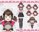 Vtuberデザイン＆モデリング全工程承ります 企業Vtuberレベルのクオリティです！ イメージ7