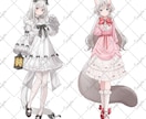 かわいい女の子や男性のイラストを制作します シンプルなものからポップなもの、お顔アップや立ち絵など！ イメージ4