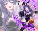 色気のある立ち絵イラストを描きます コケティッシュな少女、中性的な男性が得意です イメージ4