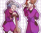 かわいい、中性的な立ち絵を描きます やわらかい表情や、キャラクターらしい空気感を大切に制作します イメージ3