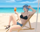 ご希望のイラスト描きます 一枚絵・立ち絵・サムネイル等、ご希望のイラスト描きます！ イメージ2