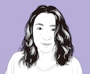 洗練された線画ポートレートイラスト制作します 写真をもとに名刺・SNS・プレゼントに映える一枚を制作します イメージ5