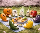 かわいい〜怖いまで自在！画像を個性的キャラにします あなたの画像を“唯一無二のキャラ”に仕上げます！ イメージ5