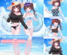水着量産描きます 夏に向けて可愛い水着イラスト描きます！ イメージ1