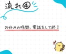 どもり克服で声を出す練習相手になります 【※チェックシートご購入の方限定で販売いたします】 イメージ8