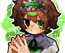 キラキラ可愛い系SNSアイコン描きます 丸っこい絵柄でアイコンをお求めの方へ！ イメージ1