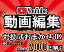 Youtube動画編集いたします チャンネルの個性を引き出す！丁寧な動画編集 イメージ1