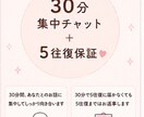 30分チャット⭐︎どんなお話でもお聞きします 誰にも言えない本音・愚痴・恋愛・雑談まで｜5往復保証 イメージ3