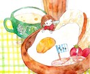 絵本のようなほっこりするイラスト描きます 透明水彩か、お絵描きソフトで仕上げます イメージ2