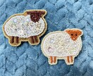 キラキラビーズ刺繍ブローチ・ストラップお作りします オリジナルデザインでペットや珍しいモチーフもお作りします イメージ1