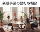 新規事業の壁打ち｜企業内の実務視点で回答します 30分OK。企業勤務の実務目線で“次の一手”を一緒に固めます イメージ1