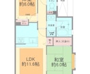 不動産広告用、マンション・一戸建間取り図作成します 可愛いポップなものから本格的な分譲マンション用までご相談可能 イメージ4