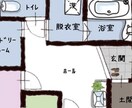 目を惹く手書き間取り図描きます 他社との差つけませんか？最近流行りの手書き間取り図 イメージ6