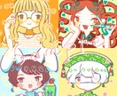 SNSに使える♡ゆるふわポップなアイコン描きます SNS、Youtube、Vtuberさんなどにおすすめ！ イメージ1