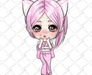 商用利用可SDキャラ描きます あなたの立ち絵をポップで可愛いミニキャラにします イメージ6