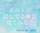 今、あの人の隠している本音を読む｜1枚500円ます 本当はどう思ってる？言葉にしない本音を読み解きます イメージ1