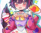 可愛いデフォルメ描きます SMS&YouTubeのアイコン 立ち絵 スタンプなど！ イメージ6