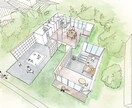 空間の魅力を引き出すパースを描きます 幅広いご要望に完成まで丁寧に寄り添い制作します！ イメージ4