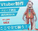 全て込みでこの値段！Vtuber制作いたします 4月キャンペーン中！価格と品質に自信ありvtuber必見 イメージ1