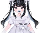 パーツ分け済みのPSDデータになります 【Live2D用PSDデータ】ロリータ衣装の女の子 イメージ3