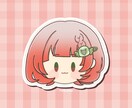 商用利用込♡あなたをワッペンステッカー風に描きます Vtuber様/活動者様/その他どんな方でも☆ イメージ3