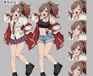 カラフルで目を引くイラスト描きます アイコン、立ち絵、サムネイルなどに！ イメージ6
