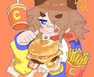 3000円で彩度高めのバストアップ絵を描きます 彩度高めの絵柄でバストアップイラストを描きます！ イメージ3