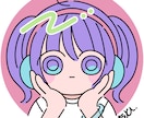 シンプルでも目立つ！ポップなアイコンお描きします グッズなどアイコン以外の用途にもお使いいただけます！ イメージ1