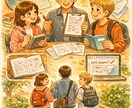 手書き英作文・多言語作文を丁寧に添削し、並走します 1日1往復の5日間。最新技術を添えてあなたの学びを支えます。 イメージ1