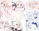 イラスト全般承ります SNSアイコン/Vライバー立ち絵etc... イメージ1