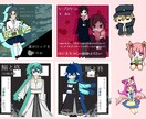 立ち絵、キャラデザを致します あなた用の立ち絵やキャラデザをします イメージ2