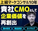 マーケティング戦略のプロ★がCMOとして伴走します マーケティングで価値創出！競合顧客分析＋戦略・商品設計・集客 イメージ1