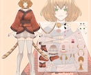 あなただけのLive2Dモデル作ります キャラデザからモデリングまで一括対応！ イメージ3