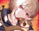 お好みのイラストお描きします アイコン、サムネイル、MVイラスト、キャラクターデザインなど イメージ2