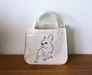 ペットの写真からバッグ、収納用帆布BOXを作ります ペットのイラストを帆布にプリントした世界で一つのアイテムを♪ イメージ1