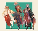 キャラクターデザインします 動画配信やIRIAMにあなただけのオリジナルキャラクターを！ イメージ2