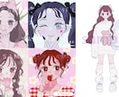 ときめきをお届け˖✧可愛い女の子のイラスト描きます SNS、動画、ブログ、贈り物などに◎イラストで彩りをプラス✨ イメージ3