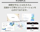 修正無制限でお洒落な名刺作ります シンプル〜派手なものまでなんでも承ります気軽にご相談下さい イメージ2