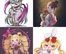 目を惹く可愛いSDキャラを制作いたします アイコンやキャラクターデザイン、1枚絵など幅広く承ります！ イメージ6