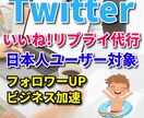 格安Twitterのいいね、リプ代行を承ります 日本人のtwitter見込み客にいいねやリプ100件以上！ イメージ1