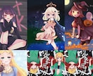 オリジナルイラスト/アイコン/動画のサムネ描きます ご要望通りのイラスト可愛く描きます！ イメージ8