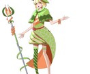 女の子を顔から全身まで1枚絵を描きます 顔から、全身まで対応した女の子のイラストを描かせて頂きます。 イメージ3