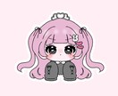 SNS用のアイコンを描きます ゆるゆるミニキャラ作成致します イメージ1