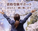 資格試験を受験するあなたと一緒に1ヶ月間戦います 行政書士・社労士・宅建の資格試験勉強をサポート イメージ1