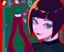 希望通りのイラスト描きます 得意なのは厚塗りなので絵の存在感があります イメージ1