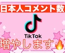 Tiktokのコメントを増やし動画を盛り上げます 日本人ユーザーが手動でコメント！ イメージ1
