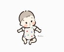 お子様やペット、家族のイラストを描きます 2頭身のゆるいイラストを描きます。 イメージ7