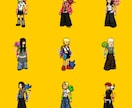 あなたをドットキャラクターにし、バトル風にします 流行りのAIは使わず、手描きでドットキャラクターを描きます イメージ1