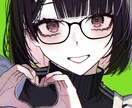 アイコンイラスト描きます 繊細な髪とキラキラした瞳を描くのが得意です イメージ1
