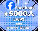 Facebookのいいね5000件増やします 保証付★リアルユーザーの反応で投稿の価値を確実に高めます！ イメージ8